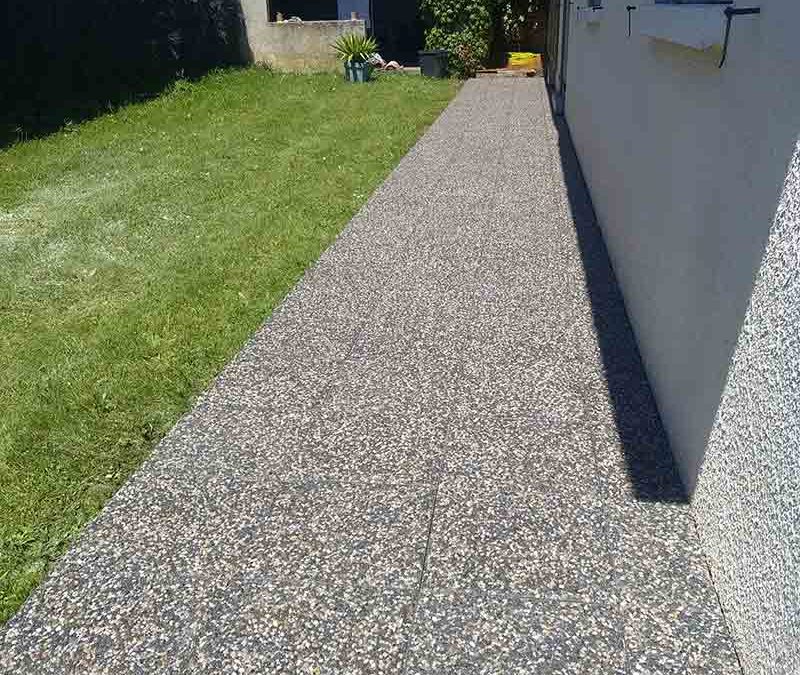 Remplacement Terrasse Carrelage par Dalles Gravillonnées