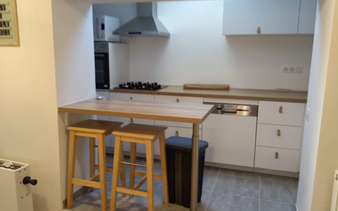 Agencement Zone Cuisine & Salle Bains